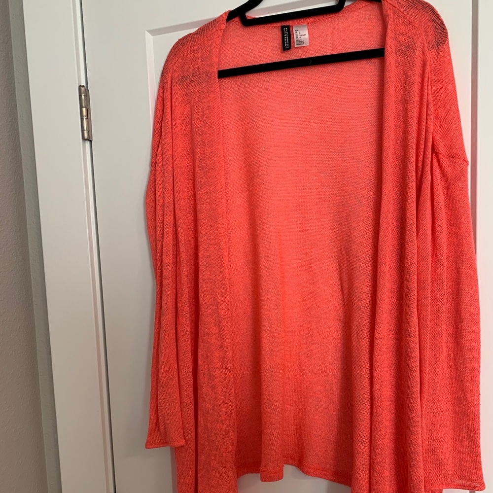 Bright Coral Sweater